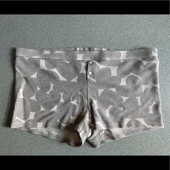 Aerie Heart Print Lounge/Sleep Shirts Size Large - Picture 1 of 8